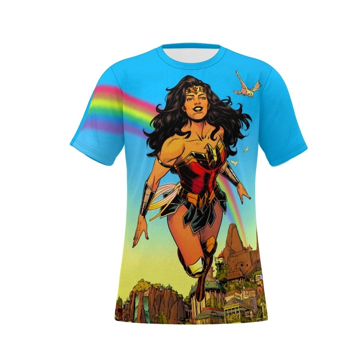 WONDER WOMAN 800 PAGE 2 ALL OVER PRINT SHIRT & TANK