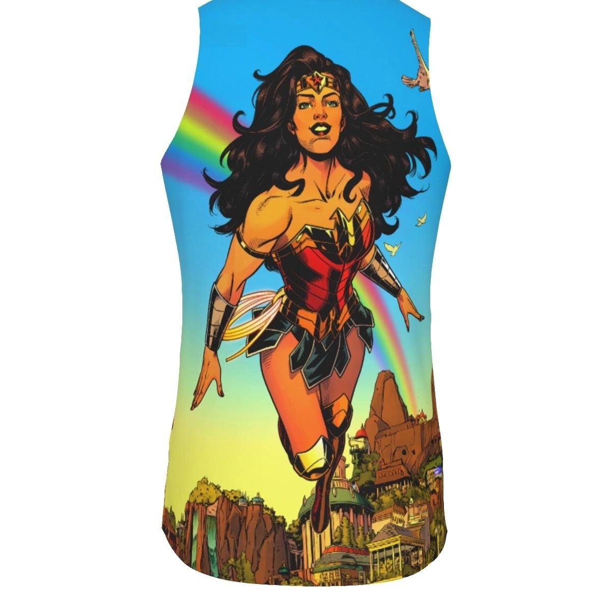 WONDER WOMAN 800 PAGE 2 ALL OVER PRINT SHIRT & TANK