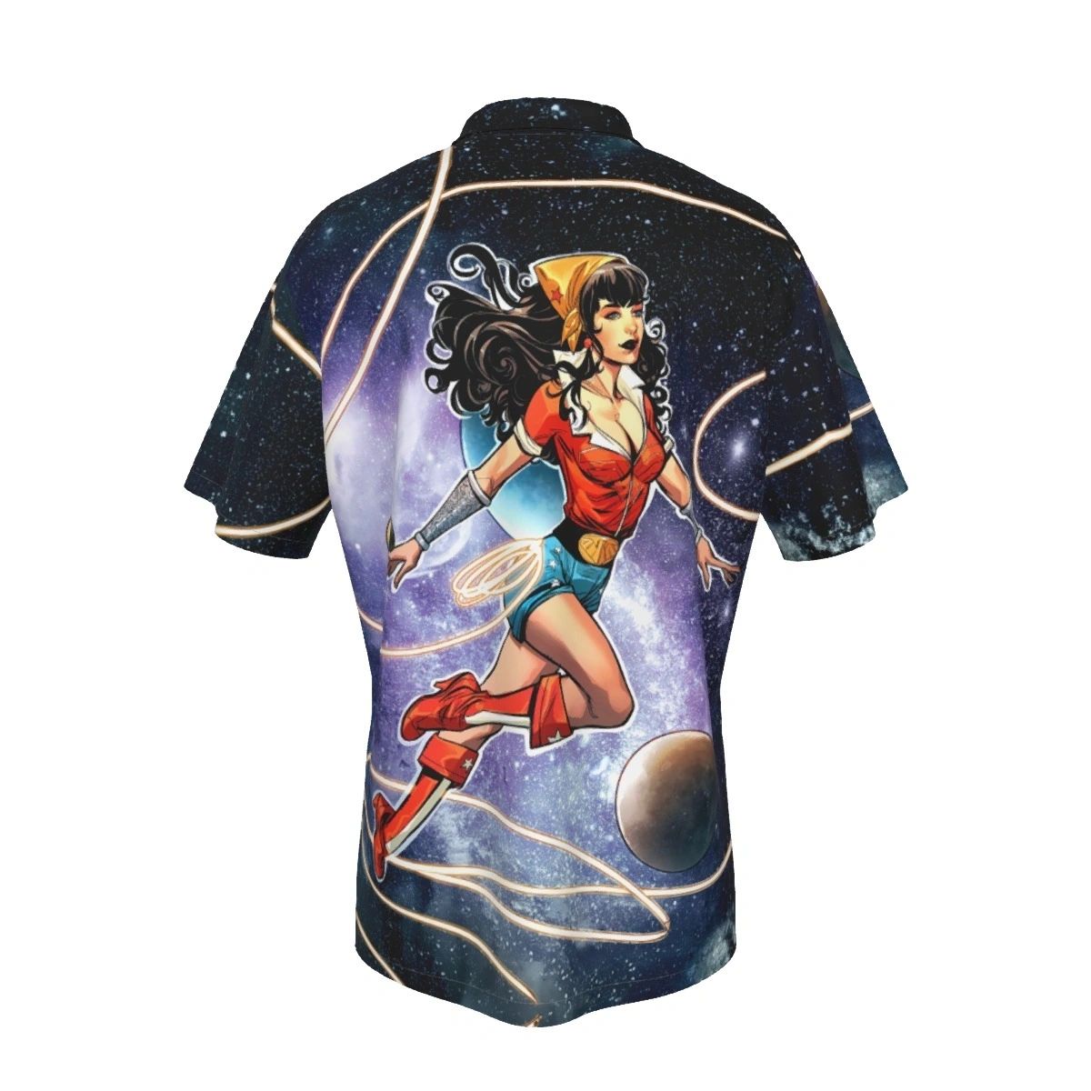 WONDER WOMAN BOMBSHELL PINUP ALL OVER PRINT SHIRT & TANK