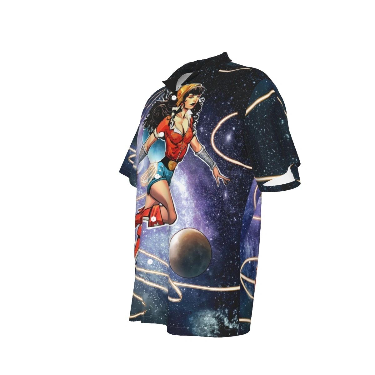 WONDER WOMAN BOMBSHELL PINUP ALL OVER PRINT SHIRT & TANK