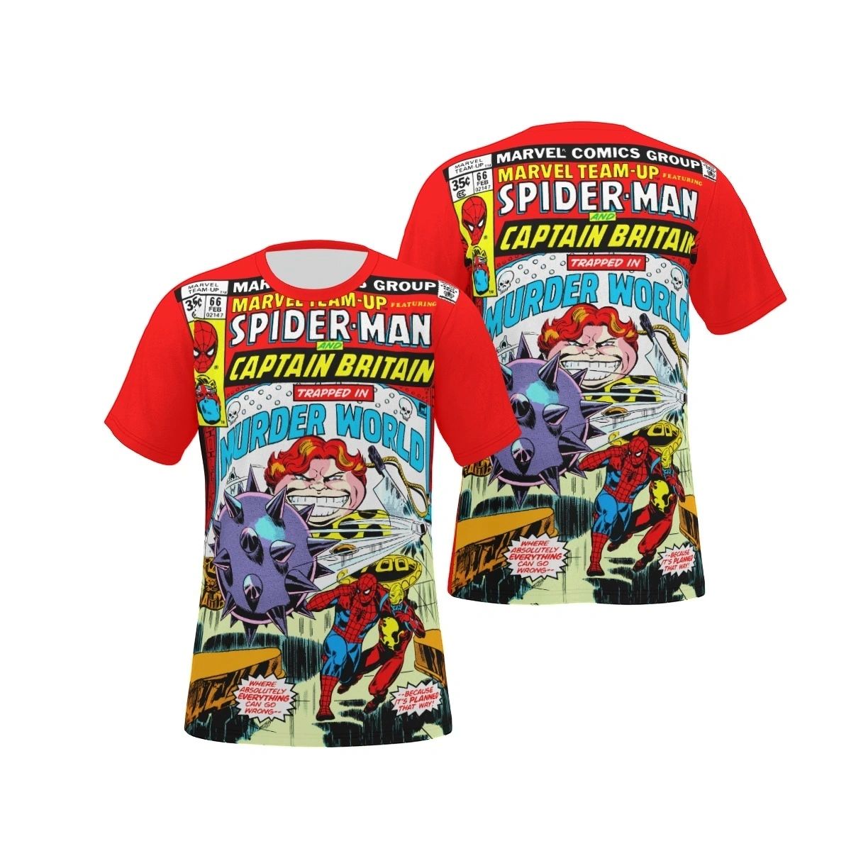 MARVEL TEAM UP 66 ALL OVER PRINT SHIRT & TANK