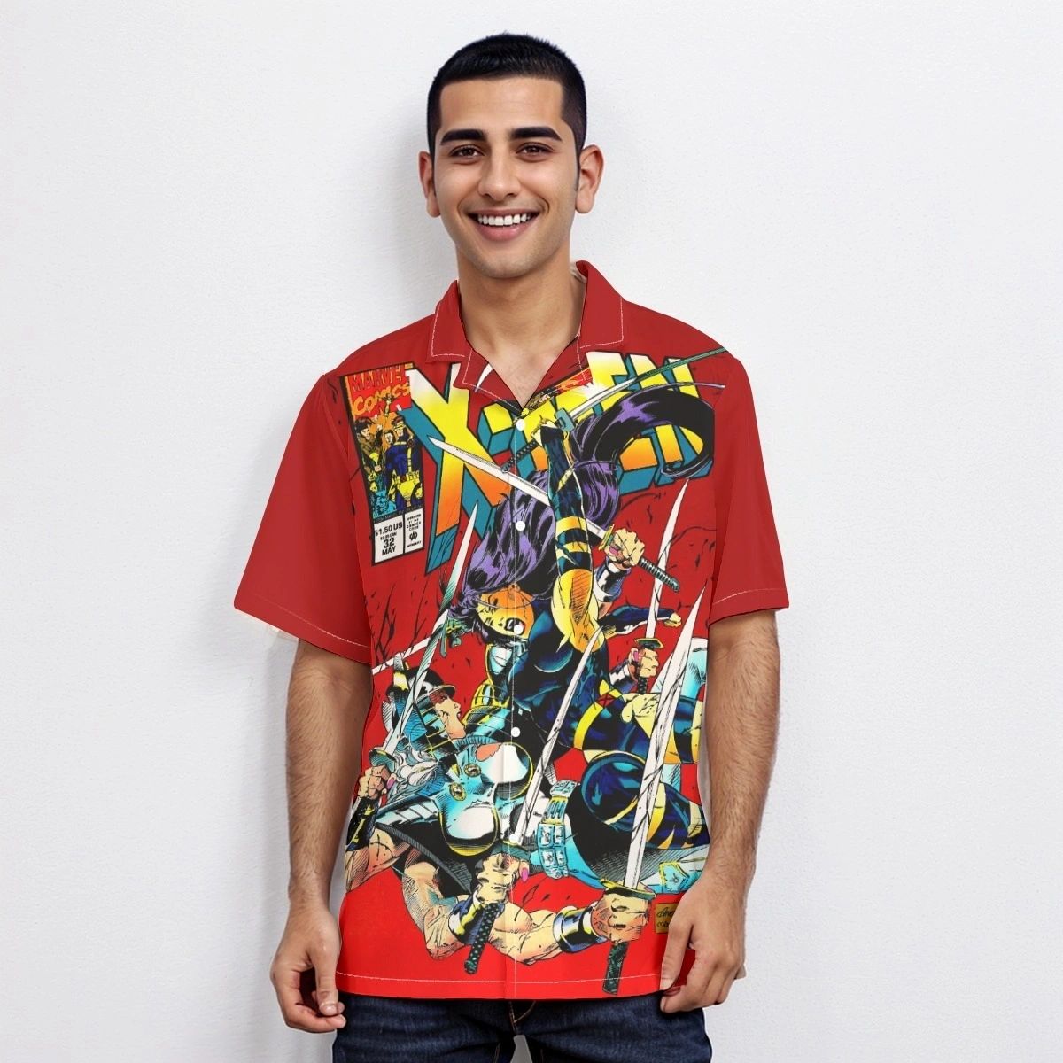 XMEN 32 ALL OVER PRINT SHIRT & TANK