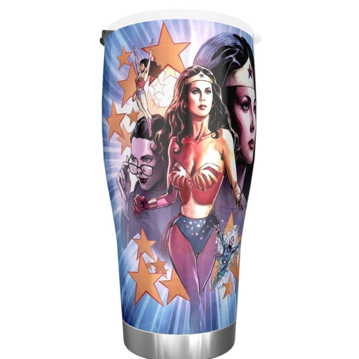 WONDER WOMAN CONE TUMBLERS - SPECIAL BUY
