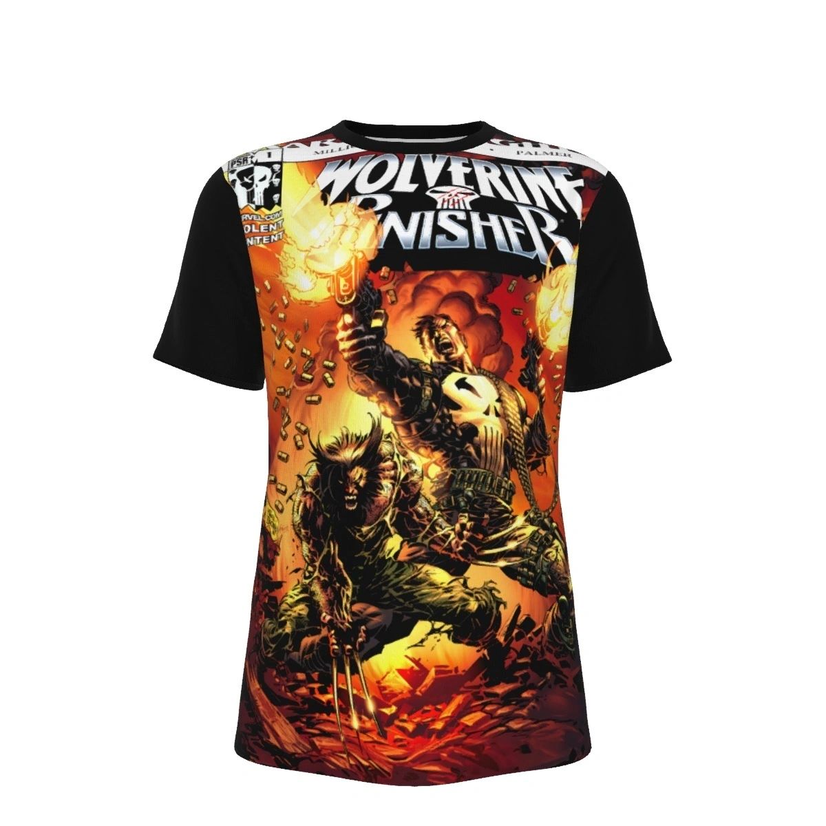 WOLVERINE PUNISHER 1 ALL OVER PRINT SHIRT & TANK - PUNISHER