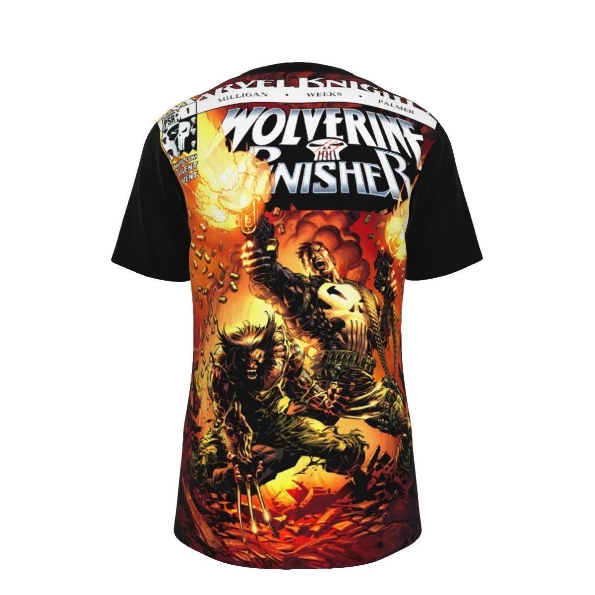 WOLVERINE PUNISHER 1 ALL OVER PRINT SHIRT & TANK - PUNISHER