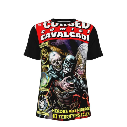 CURSED COMICS CAVALCADE 1 ALL OVER PRINT SHIRT & TANK - HALLOWEEN
