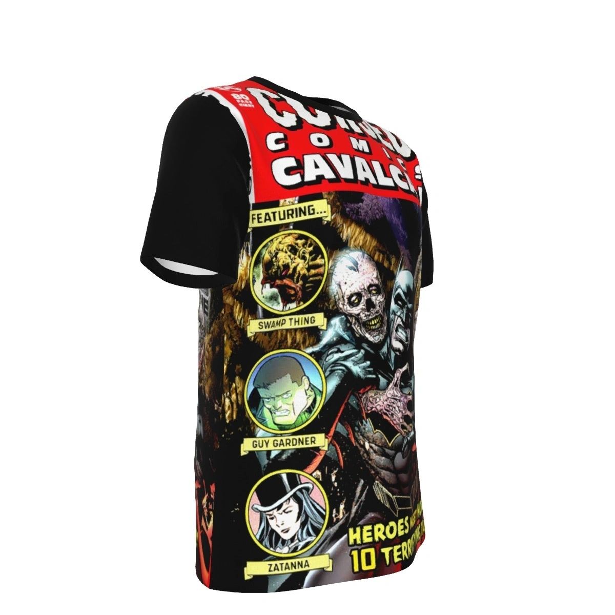 CURSED COMICS CAVALCADE 1 ALL OVER PRINT SHIRT & TANK - HALLOWEEN