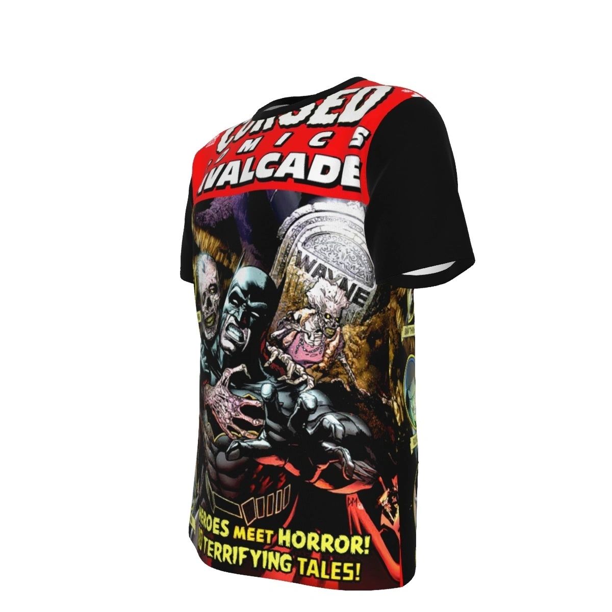 CURSED COMICS CAVALCADE 1 ALL OVER PRINT SHIRT & TANK - HALLOWEEN