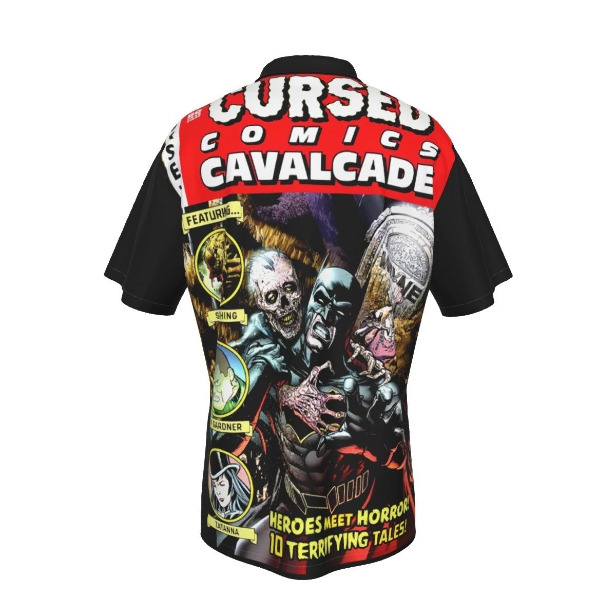 CURSED COMICS CAVALCADE 1 ALL OVER PRINT SHIRT & TANK - HALLOWEEN
