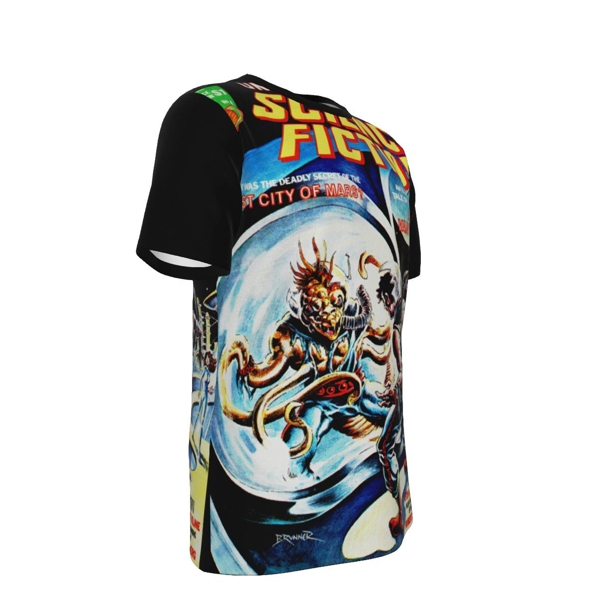 UNKNOWN WORLDS OF SCIENCE FICTION 4 ALL OVER PRINT SHIRT & TANK - HALLOWEEN