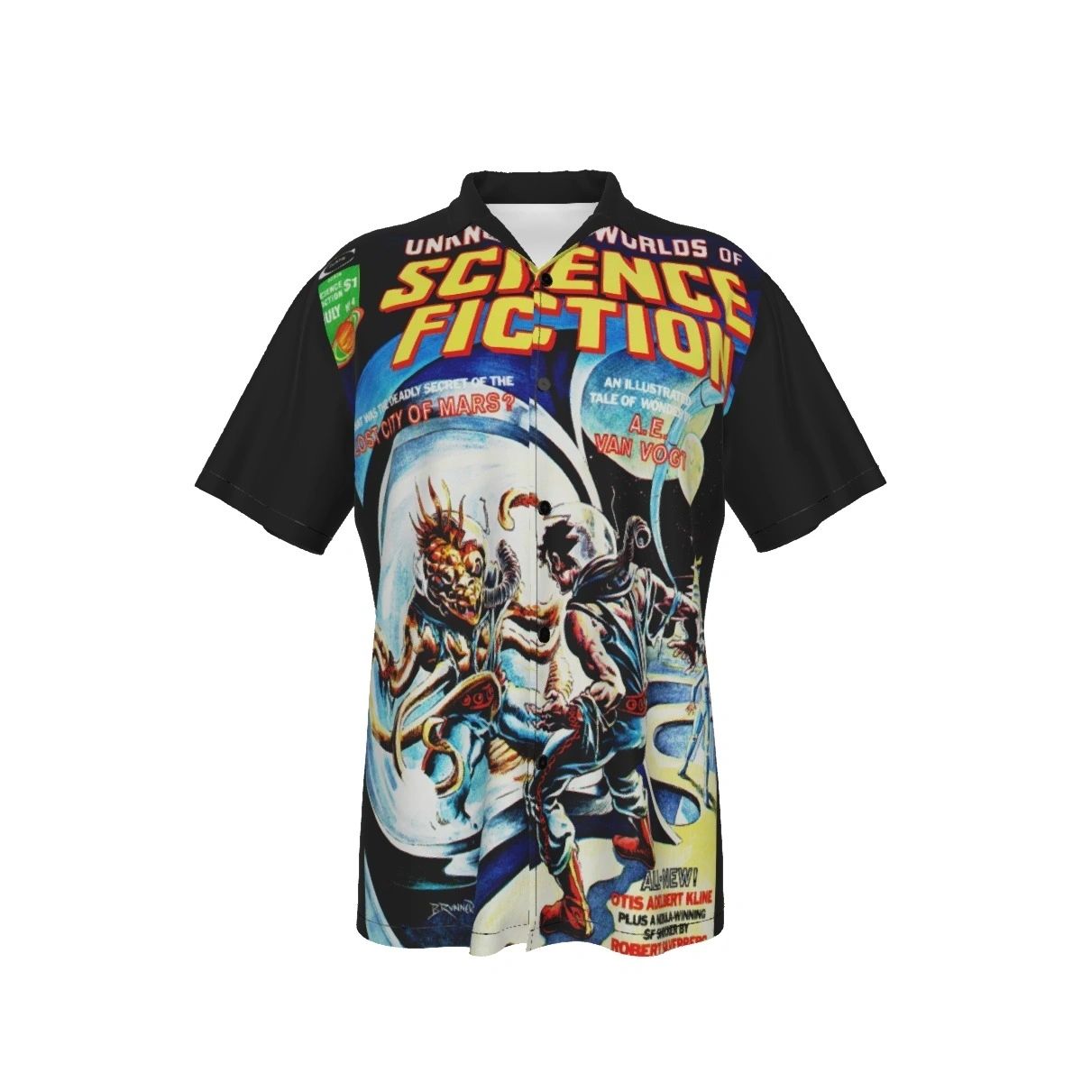 UNKNOWN WORLDS OF SCIENCE FICTION 4 ALL OVER PRINT SHIRT & TANK - HALLOWEEN