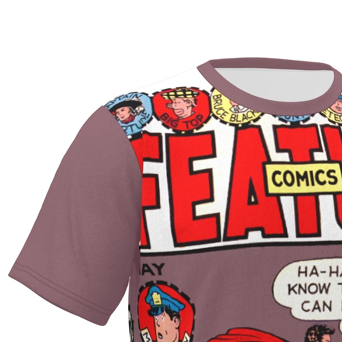 FEATURE COMICS 32 OVER PRINT SHIRT & TANK- DOLL MAN