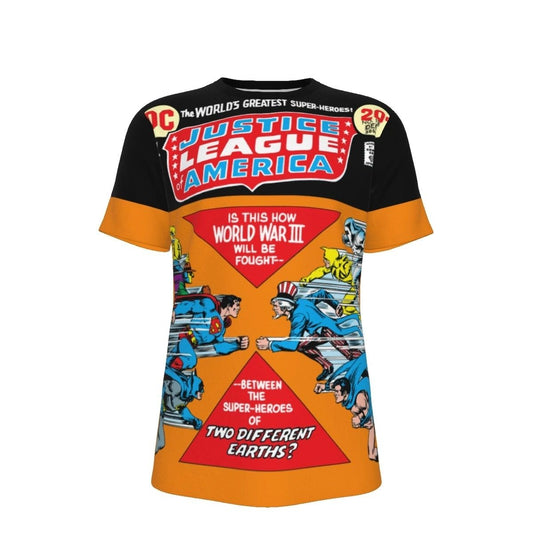 JLA 108 OVER PRINT SHIRT & TANK- FREEDOM FIGHTERS