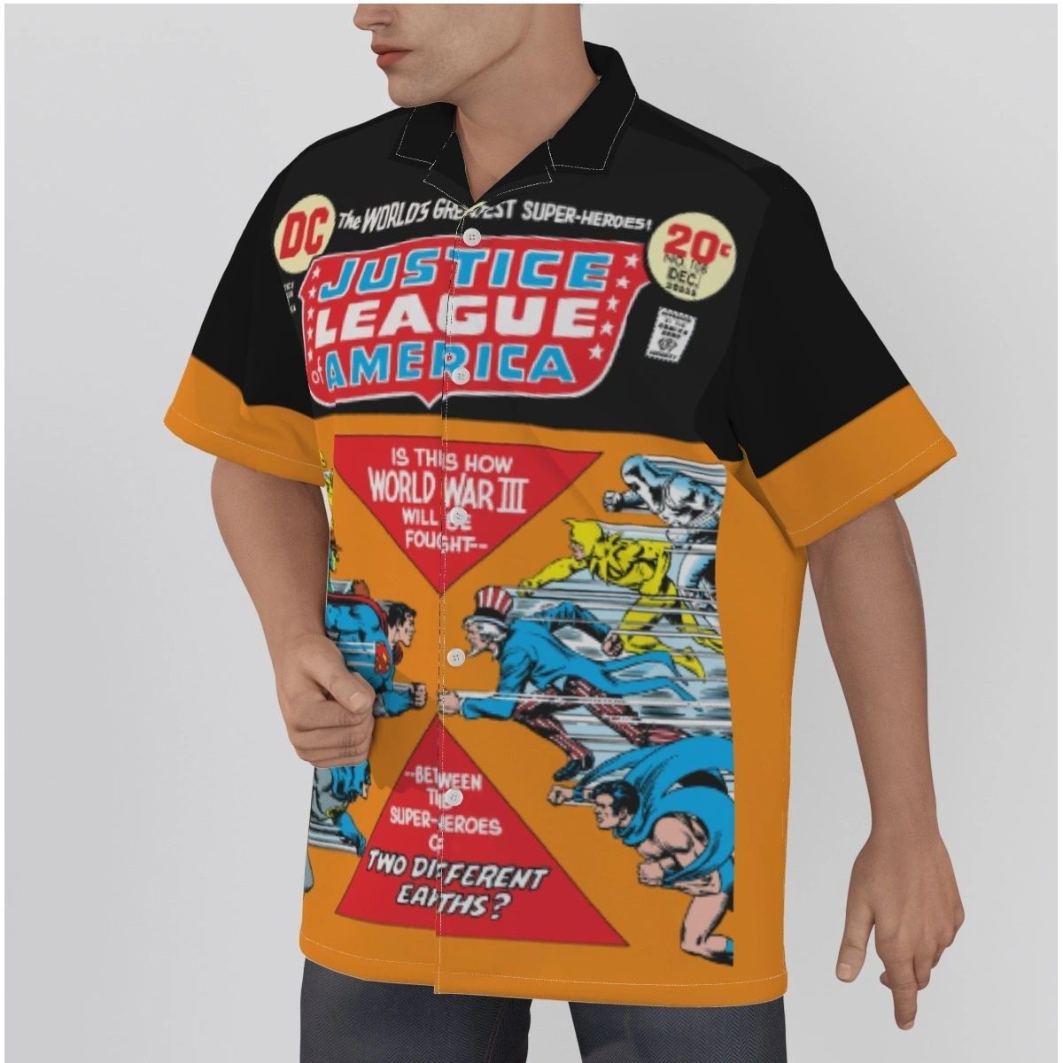 JLA 108 OVER PRINT SHIRT & TANK- FREEDOM FIGHTERS