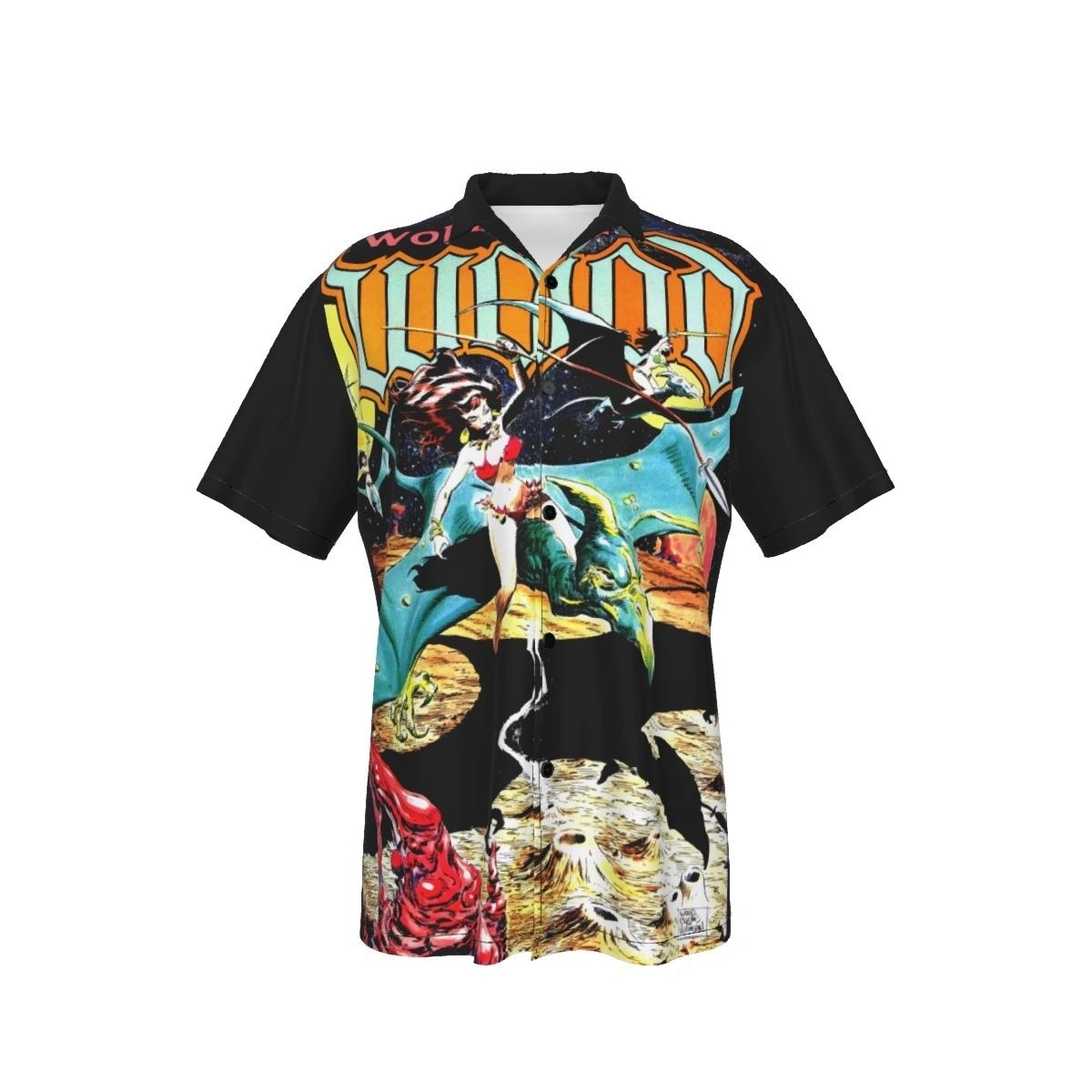 WORLD OF WOOD 3 OVER PRINT SHIRT & TANK- WALLY WOOD
