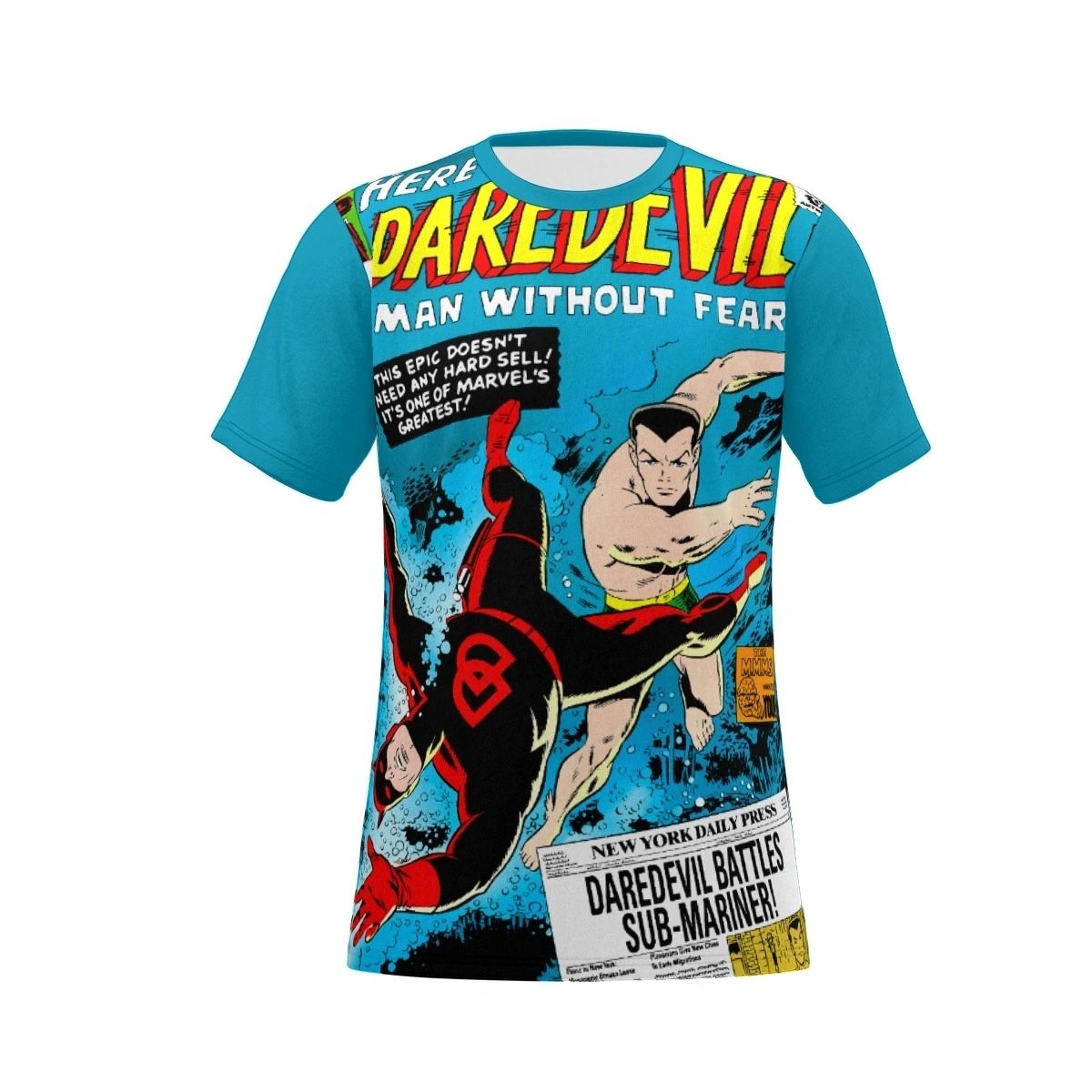 DAREDEVIL 7 OVER PRINT SHIRT & TANK- WALLY WOOD
