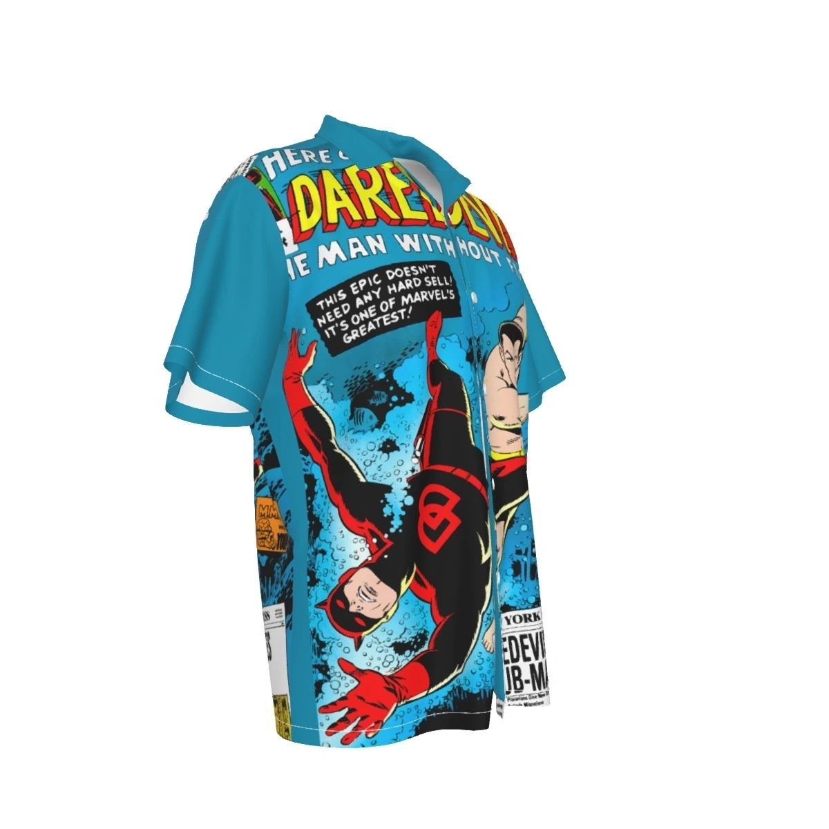 DAREDEVIL 7 OVER PRINT SHIRT & TANK- WALLY WOOD