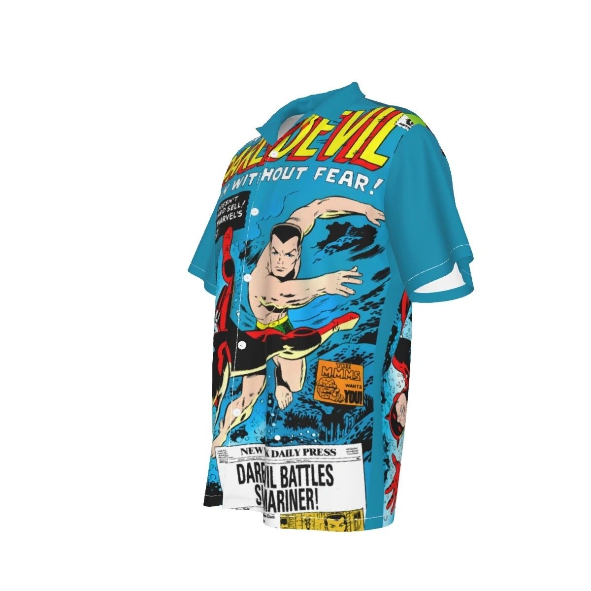 DAREDEVIL 7 OVER PRINT SHIRT & TANK- WALLY WOOD