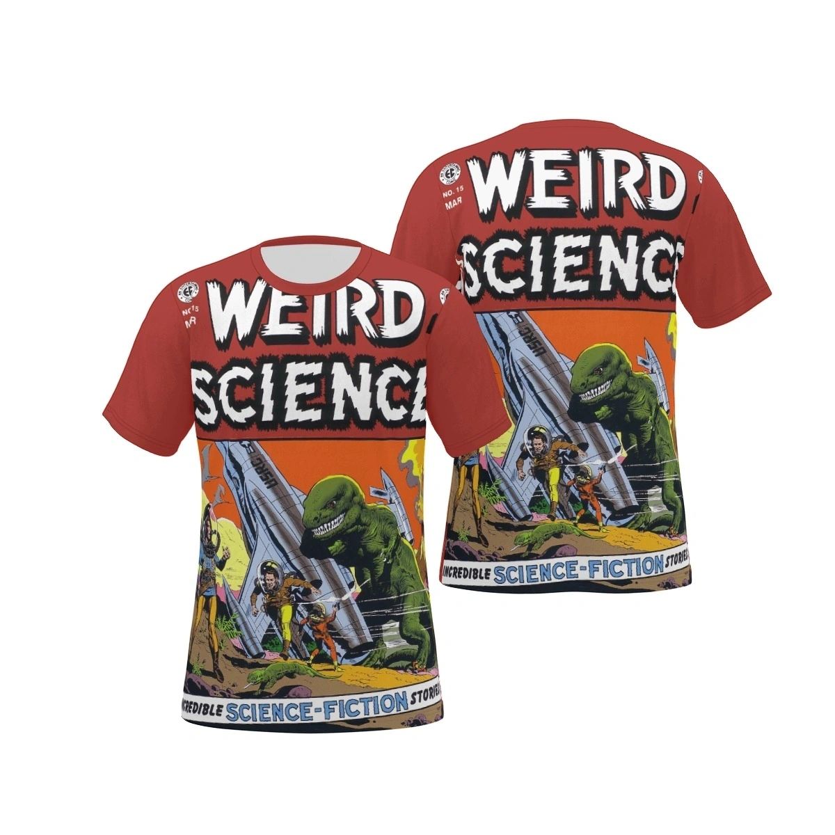 WEIRD SCIENCE 215 OVER PRINT SHIRT & TANK- WALLY WOOD