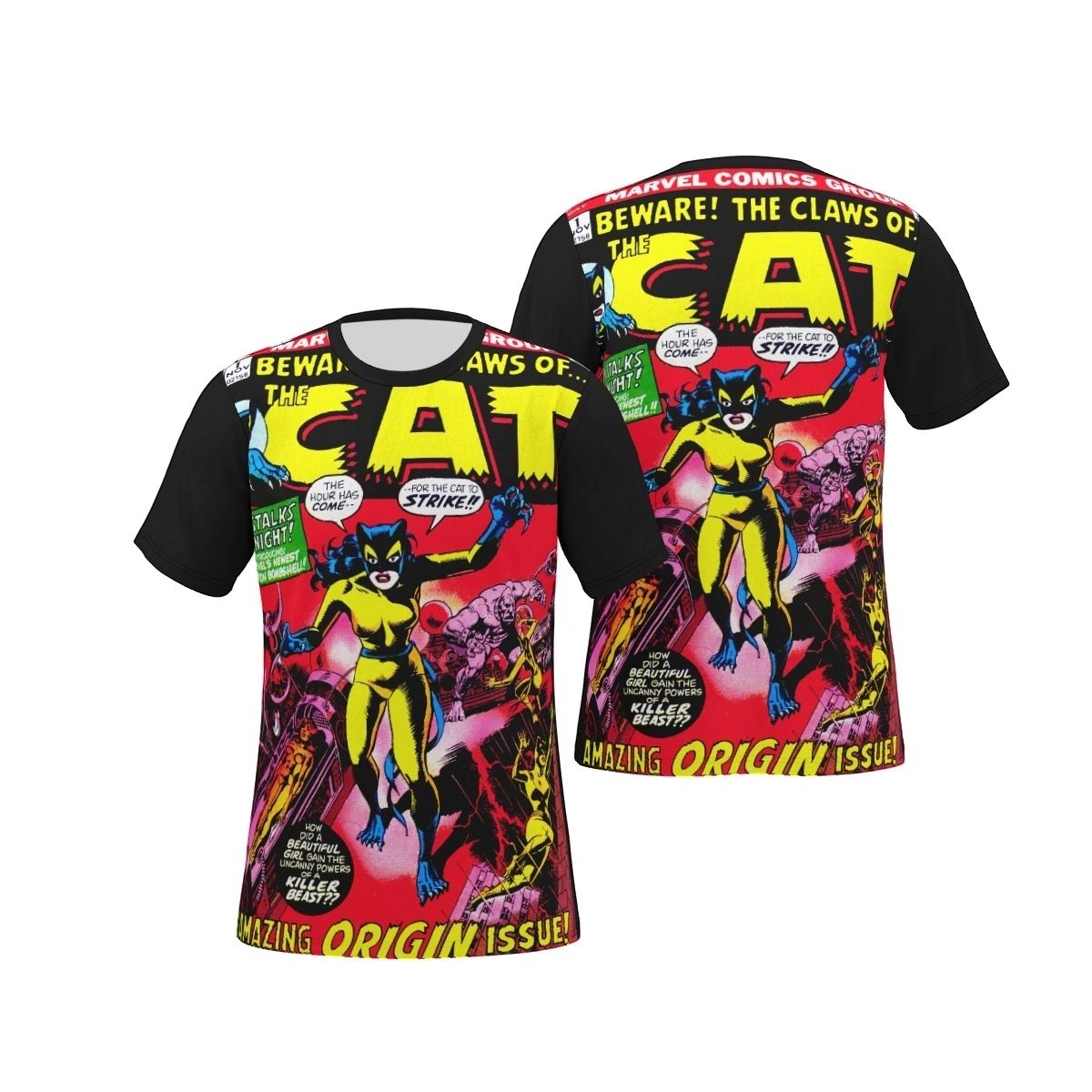 THE CAT 1 OVER PRINT SHIRT & TANK- WALLY WOOD
