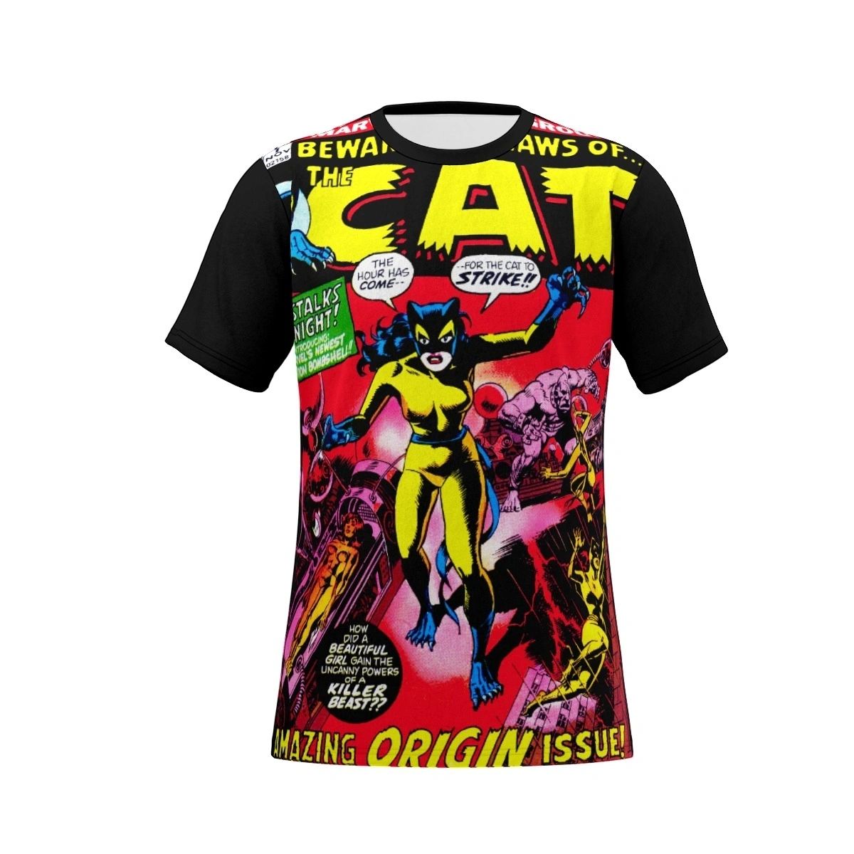 THE CAT 1 OVER PRINT SHIRT & TANK- WALLY WOOD