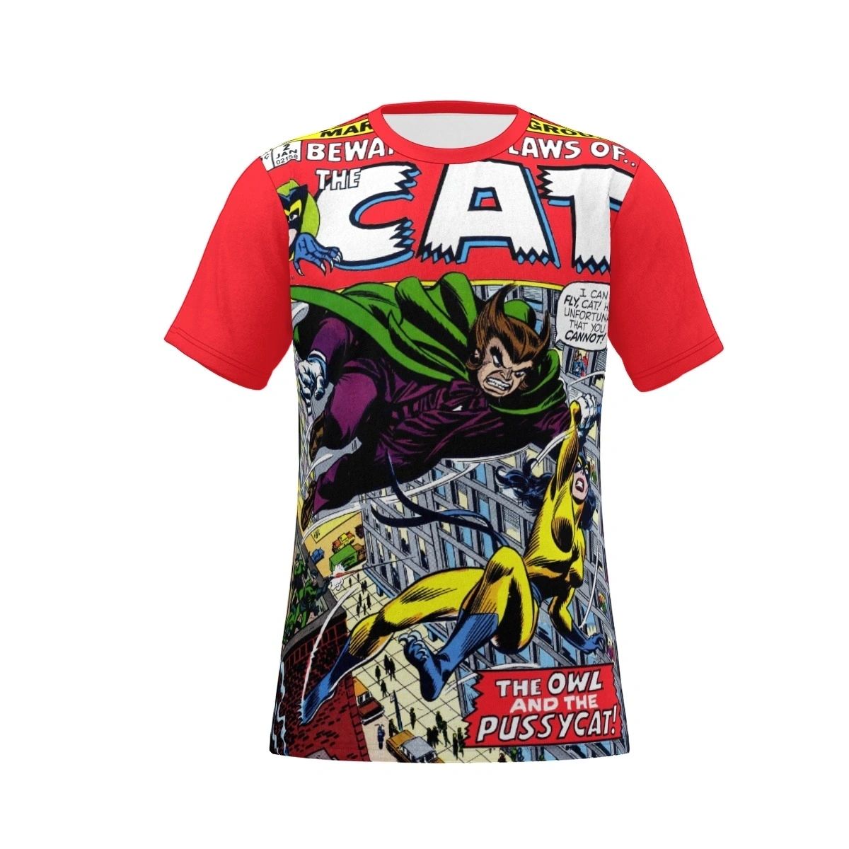 THE CAT 2 OVER PRINT SHIRT & TANK