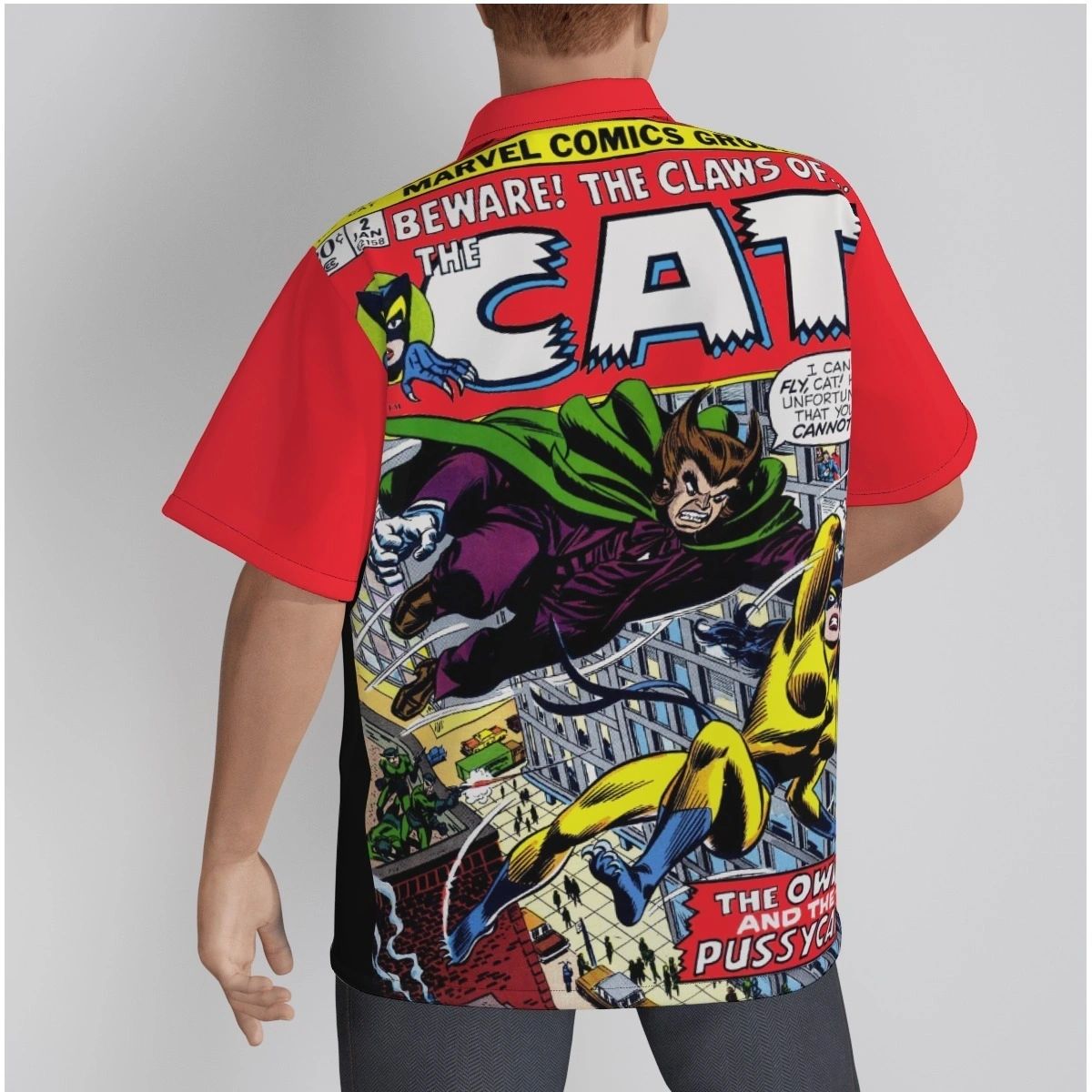 THE CAT 2 OVER PRINT SHIRT & TANK