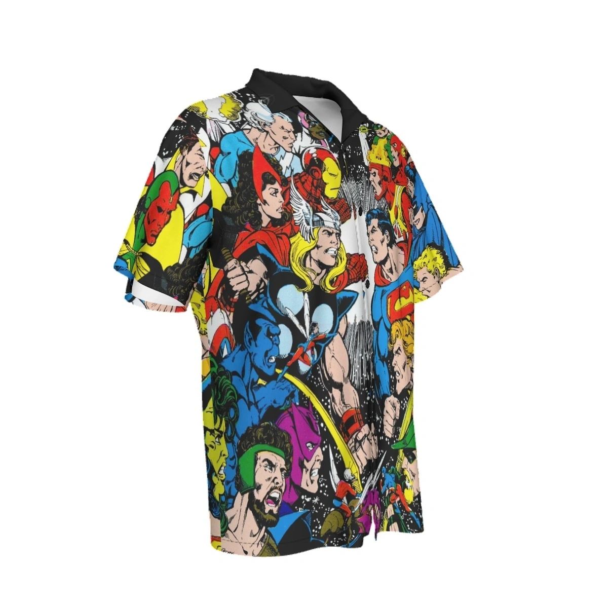 MARVEL VS DC OVER PRINT SHIRT & TANK - PEREZ ART
