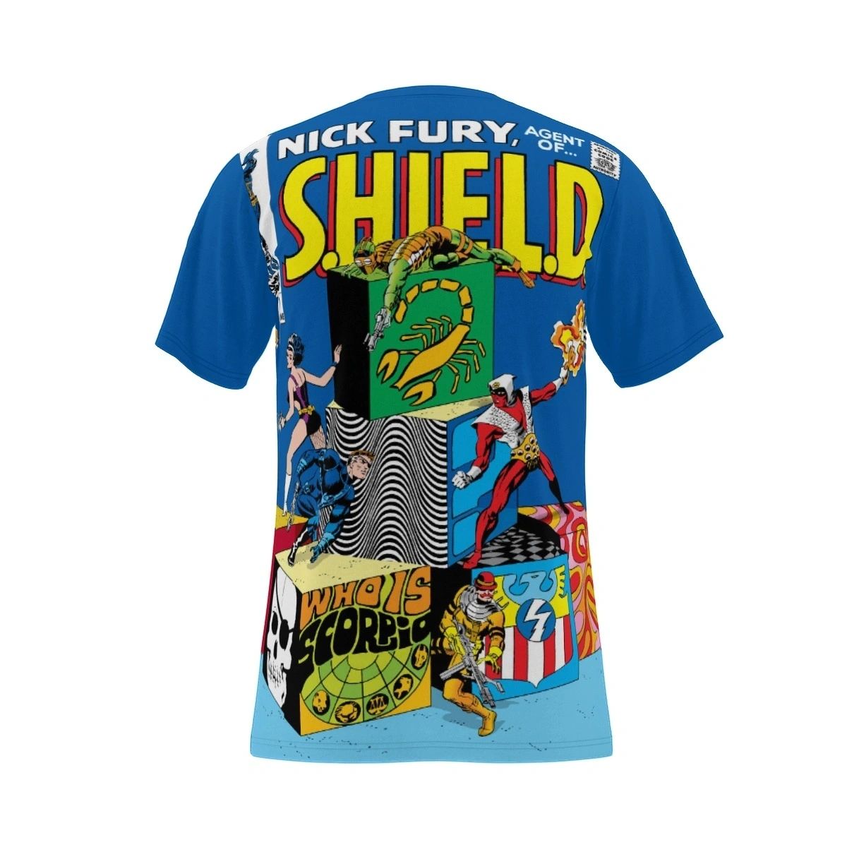 NICK FURY AGENT OF SHIELD 1 OVER PRINT SHIRT & TANK - STERANKO ART
