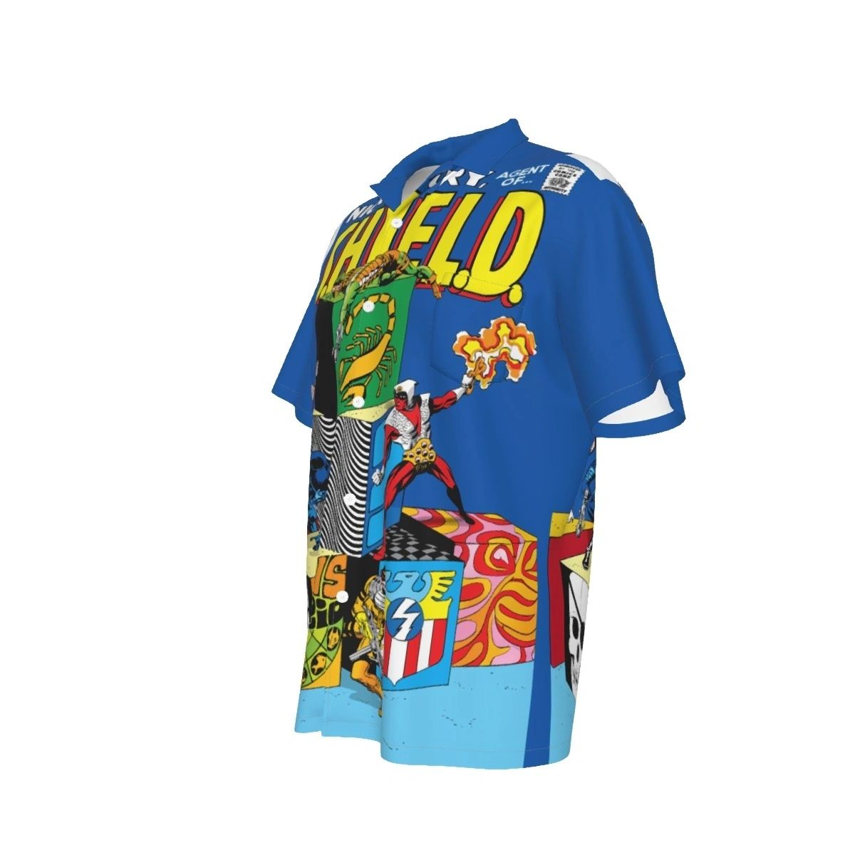 NICK FURY AGENT OF SHIELD 1 OVER PRINT SHIRT & TANK - STERANKO ART
