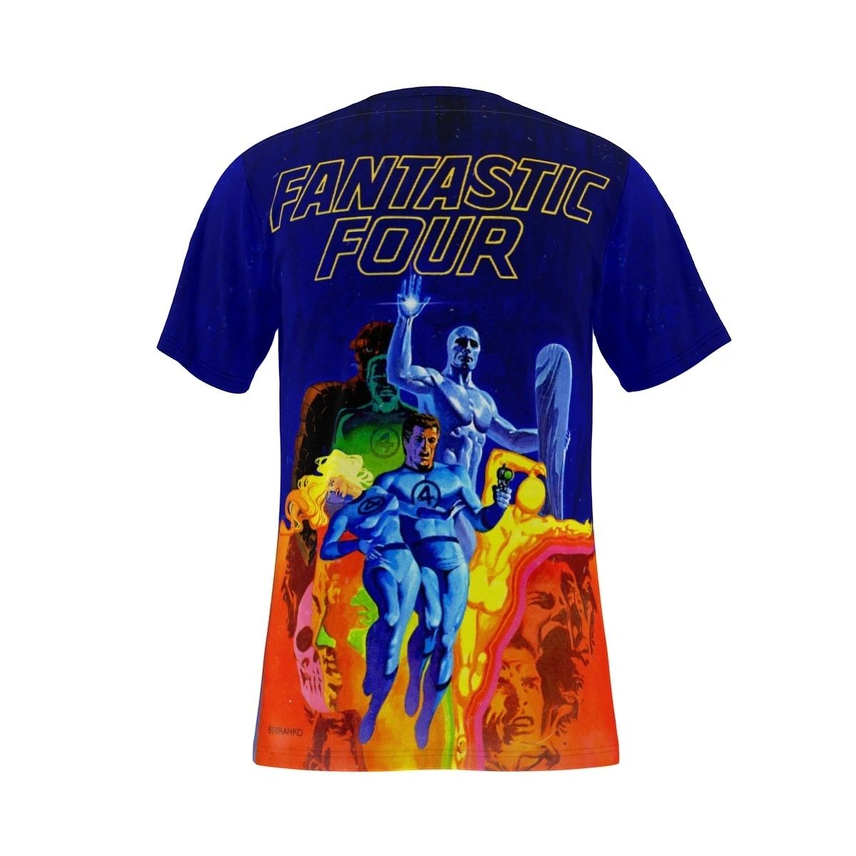 FANTASTIC FOUR INDEX OVER PRINT SHIRT & TANK - STERANKO ART