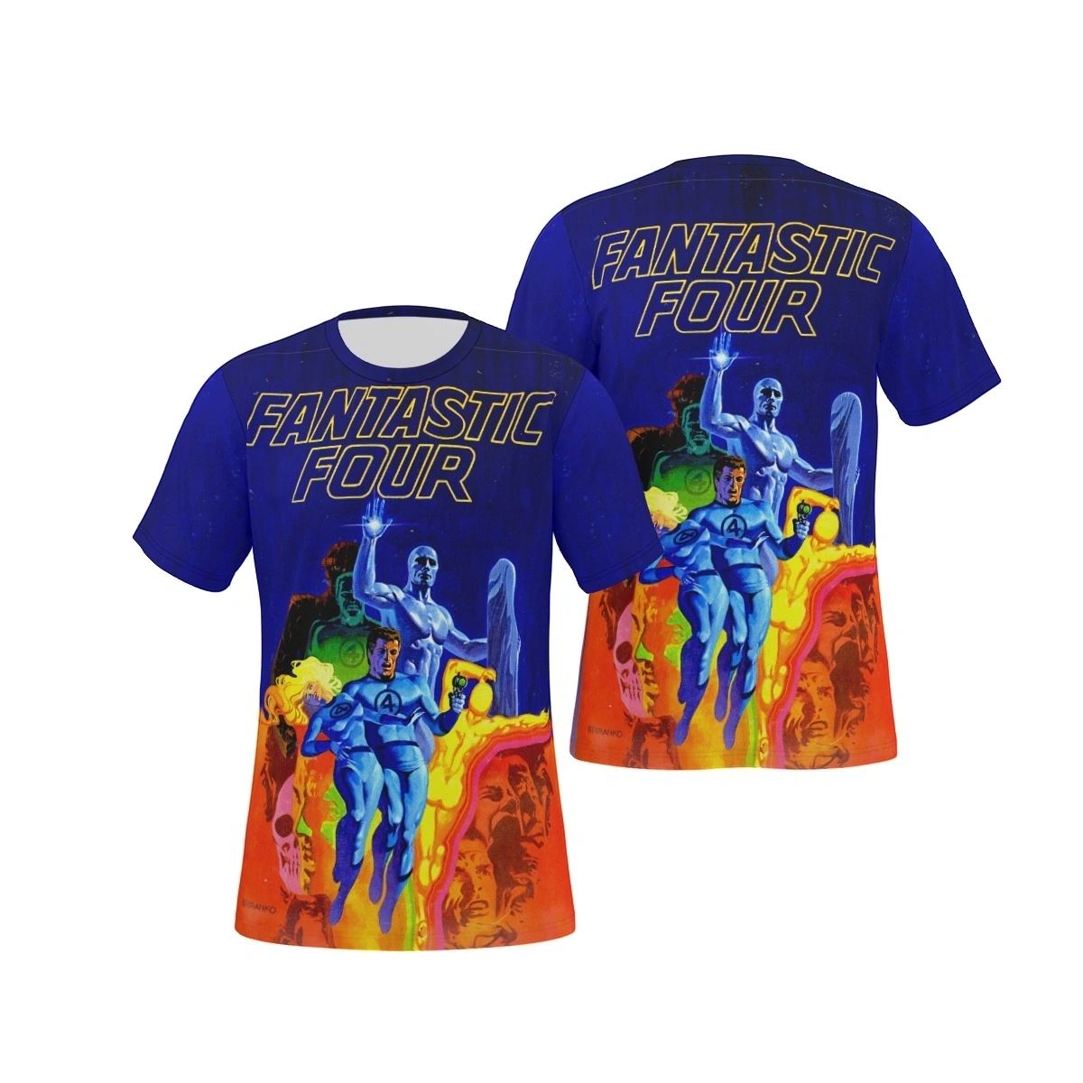 FANTASTIC FOUR INDEX OVER PRINT SHIRT & TANK - STERANKO ART