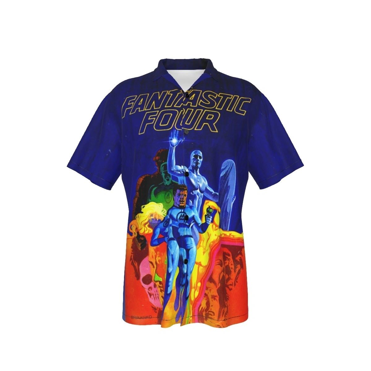 FANTASTIC FOUR INDEX OVER PRINT SHIRT & TANK - STERANKO ART