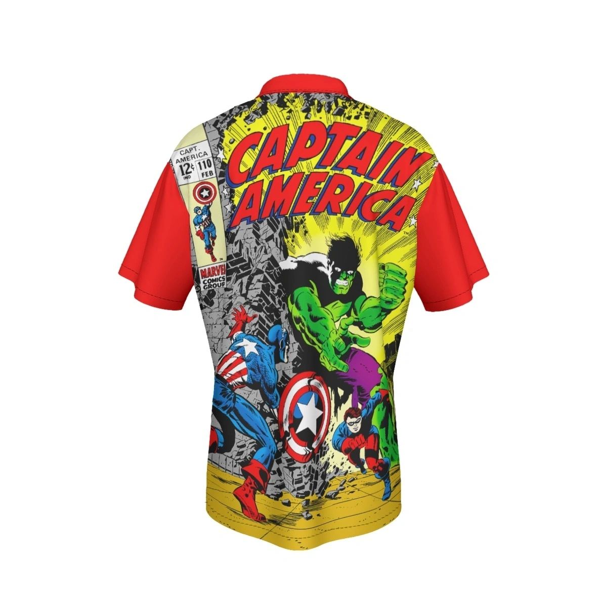 CAPTAIN AMERICA 110 OVER PRINT SHIRT & TANK - STERANKO ART