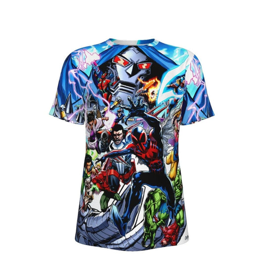 SPIDER-MAN 2099 PINUP OVER PRINT SHIRT & TANK