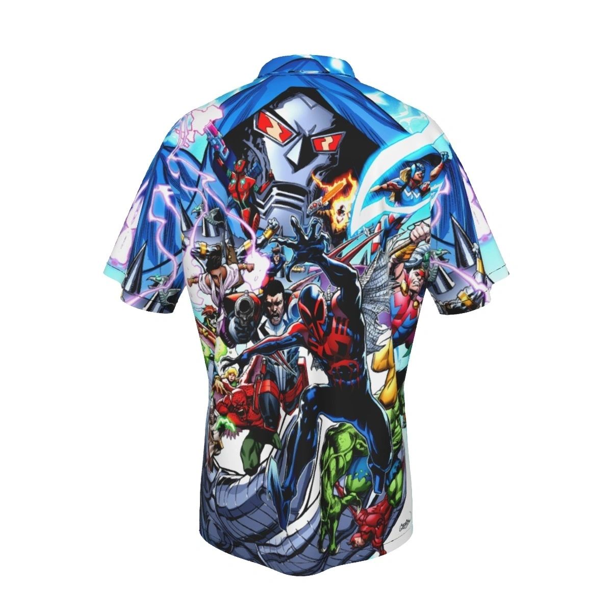 SPIDER-MAN 2099 PINUP OVER PRINT SHIRT & TANK