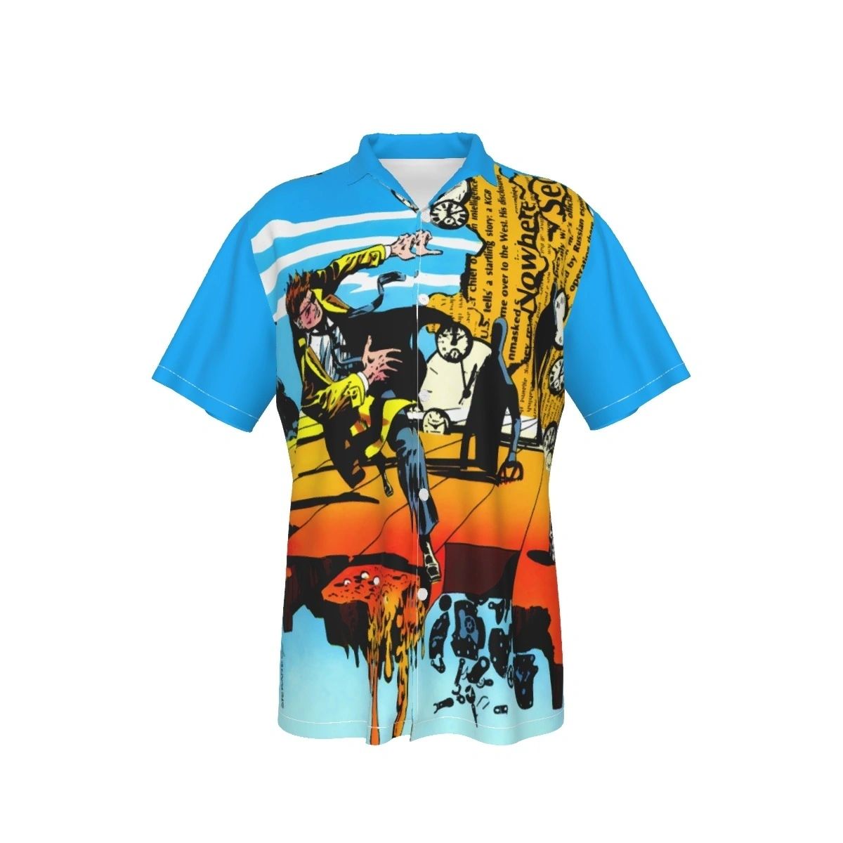 NICK FURY PINUP OVER PRINT SHIRT & TANK - STERANKO ART