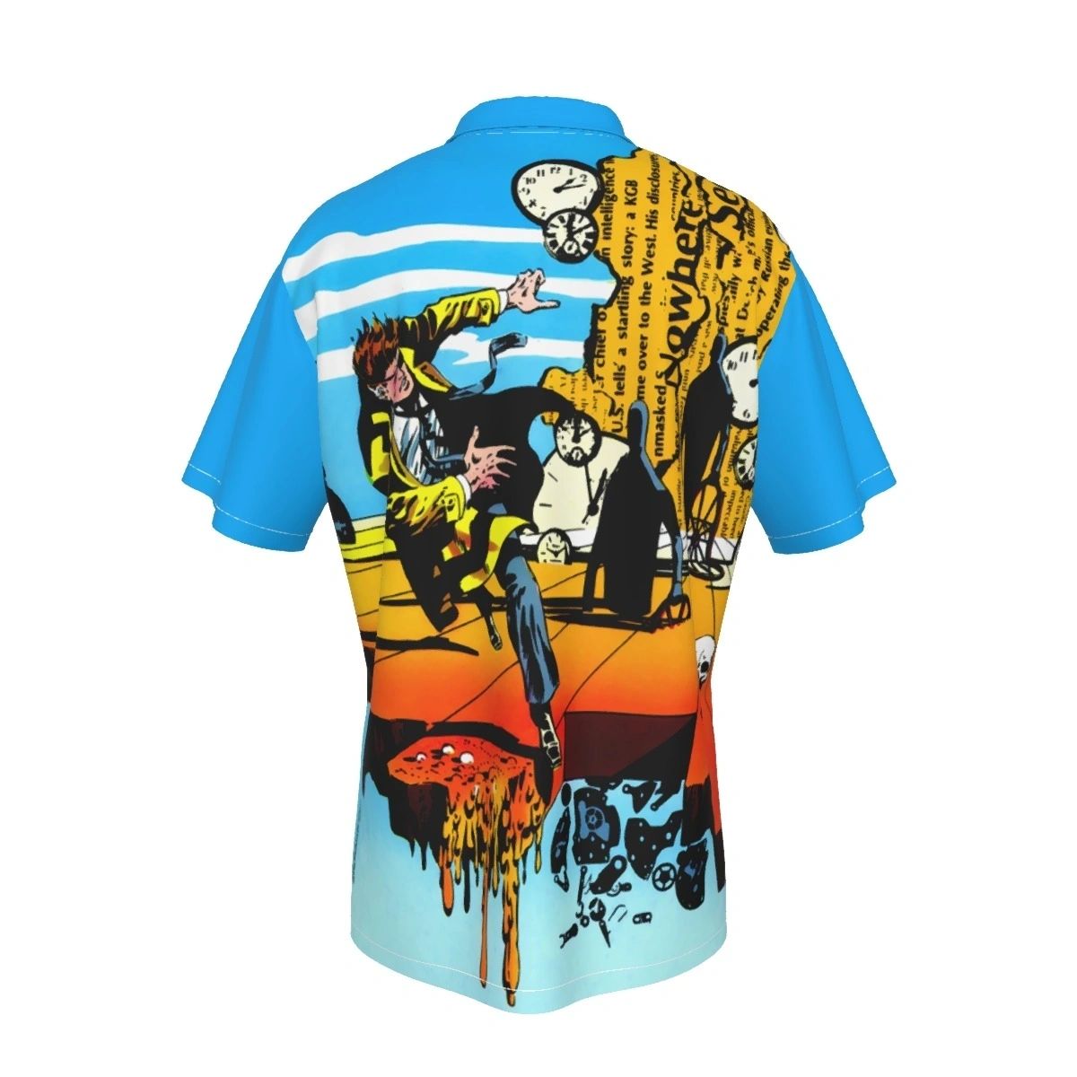 NICK FURY PINUP OVER PRINT SHIRT & TANK - STERANKO ART