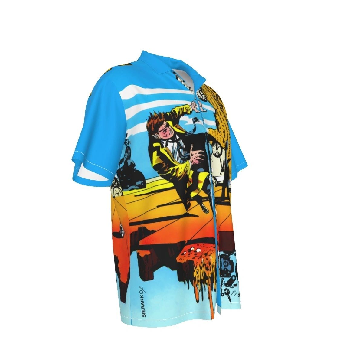 NICK FURY PINUP OVER PRINT SHIRT & TANK - STERANKO ART