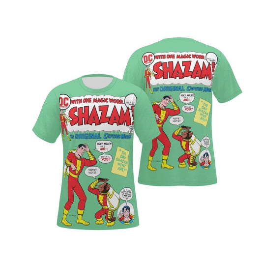 SHAZAM 9 PINUP OVER PRINT SHIRT & TANK