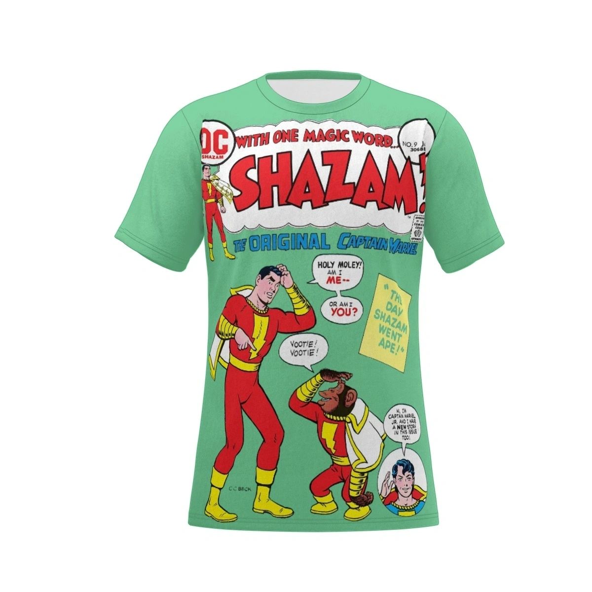 SHAZAM 9 PINUP OVER PRINT SHIRT & TANK