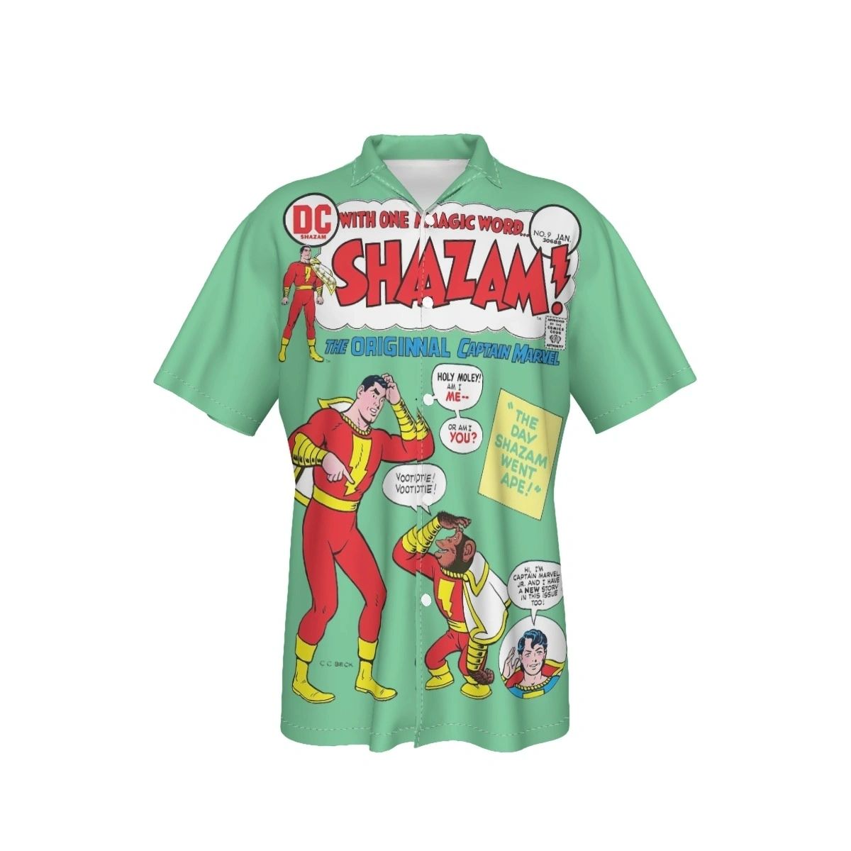 SHAZAM 9 PINUP OVER PRINT SHIRT & TANK