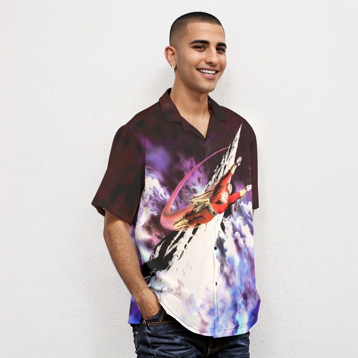 SHAZAM ROSS PAGE OVER PRINT SHIRT & TANK - ALEX ROSS