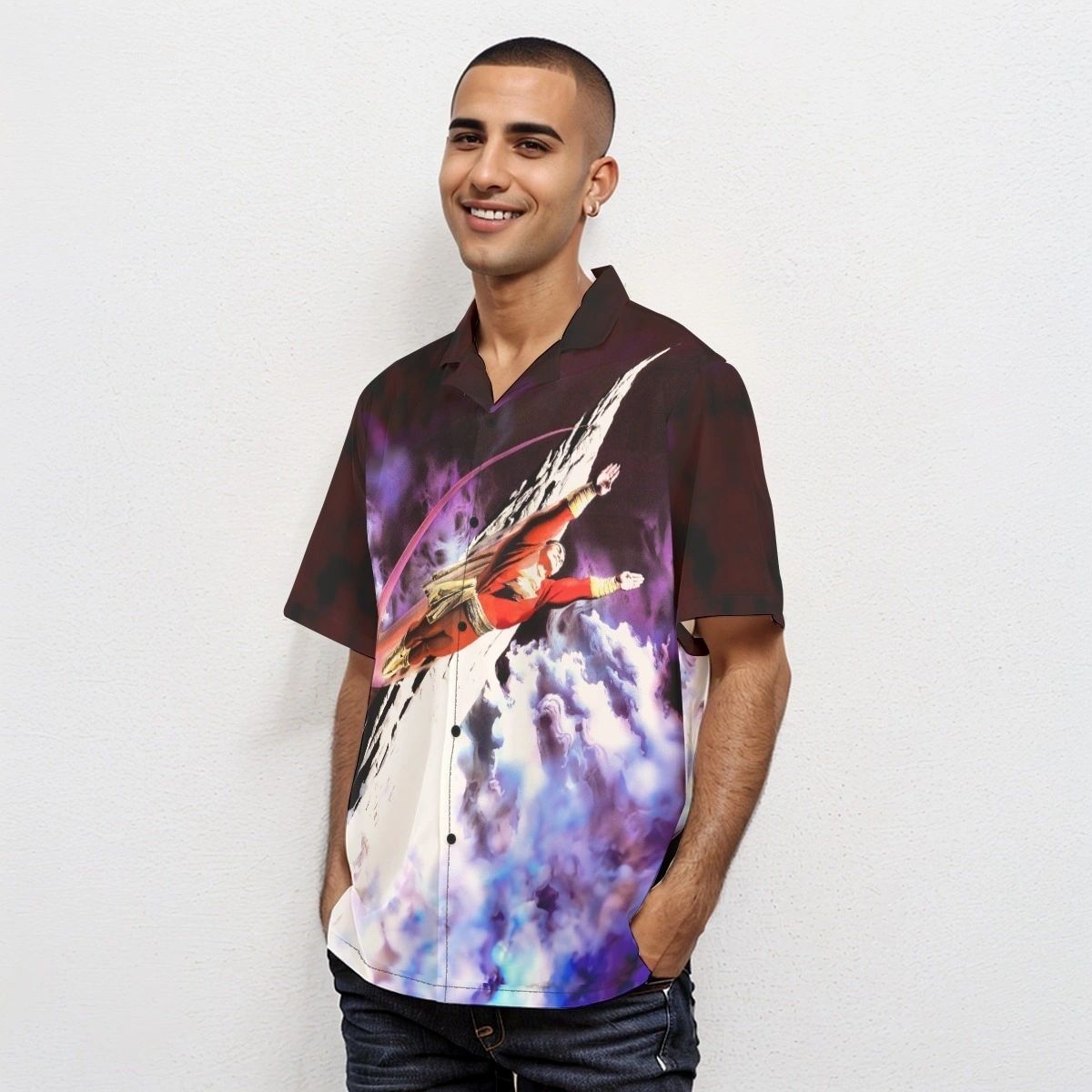 SHAZAM ROSS PAGE OVER PRINT SHIRT & TANK - ALEX ROSS