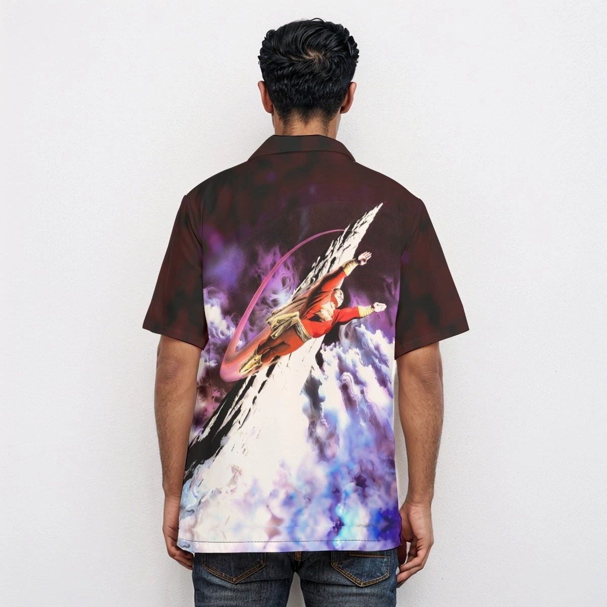 SHAZAM ROSS PAGE OVER PRINT SHIRT & TANK - ALEX ROSS