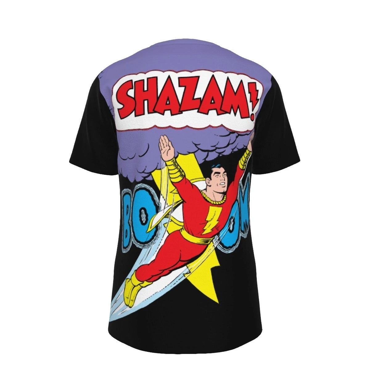 SHAZAM BOOM SPLASH PAGE OVER PRINT SHIRT & TANK