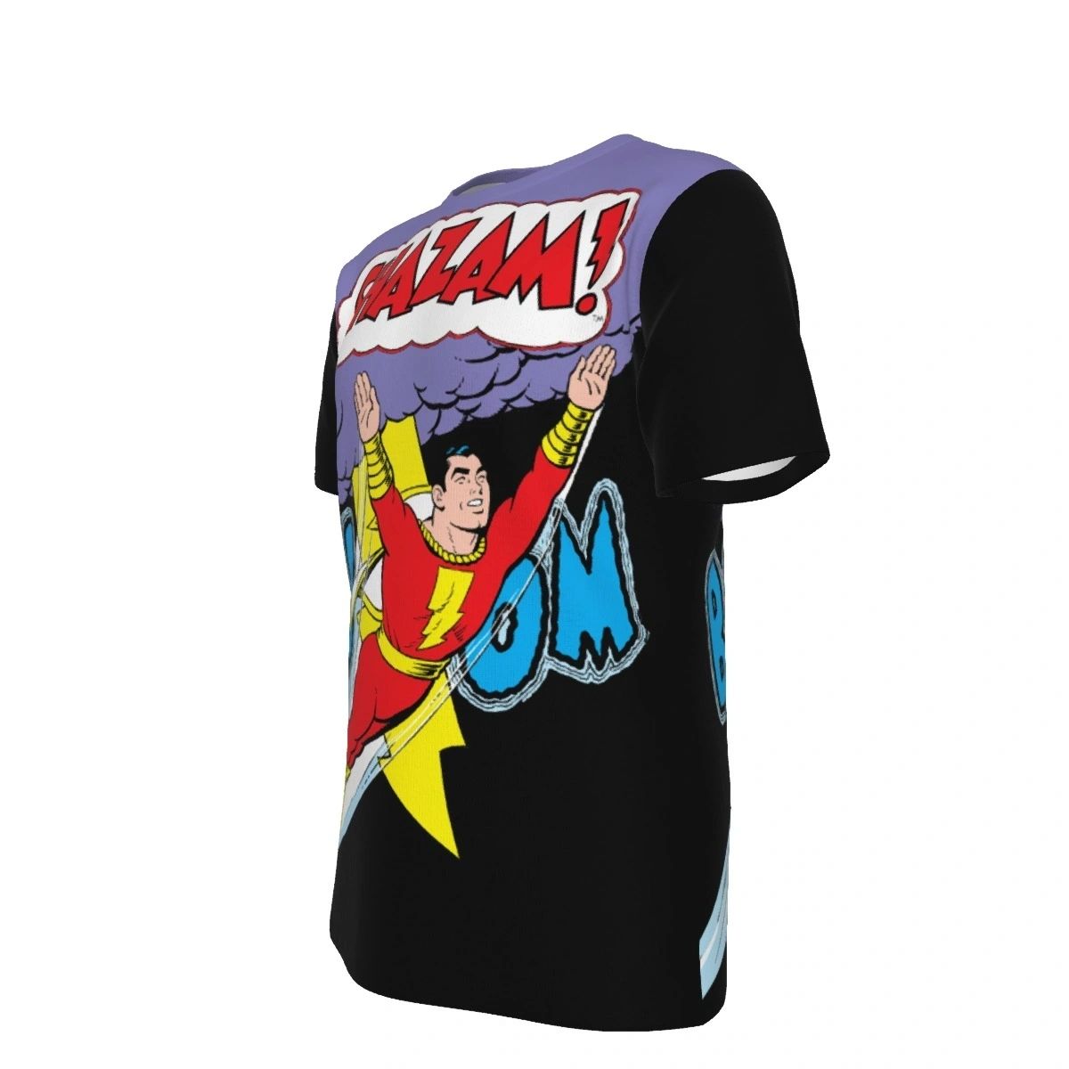 SHAZAM BOOM SPLASH PAGE OVER PRINT SHIRT & TANK