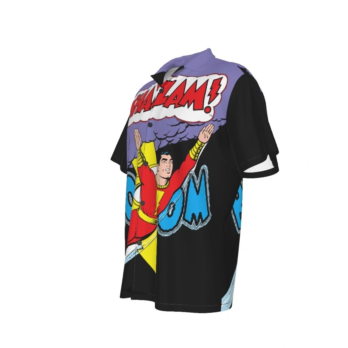 SHAZAM BOOM SPLASH PAGE OVER PRINT SHIRT & TANK