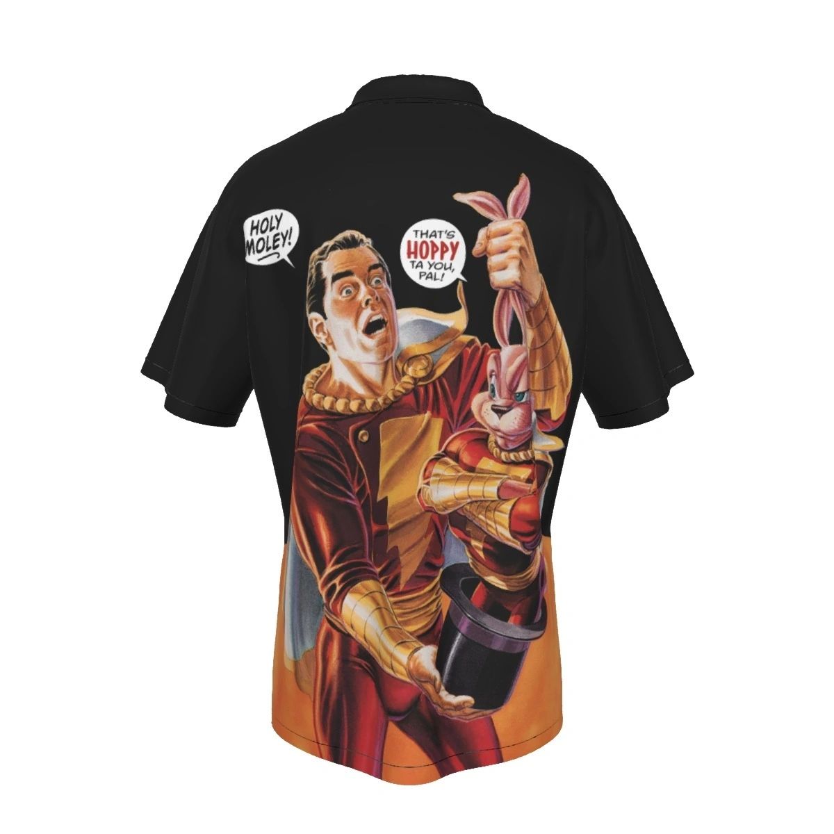 POWER OF SHAZAM 27 HOPPY OVER PRINT SHIRT & TANK