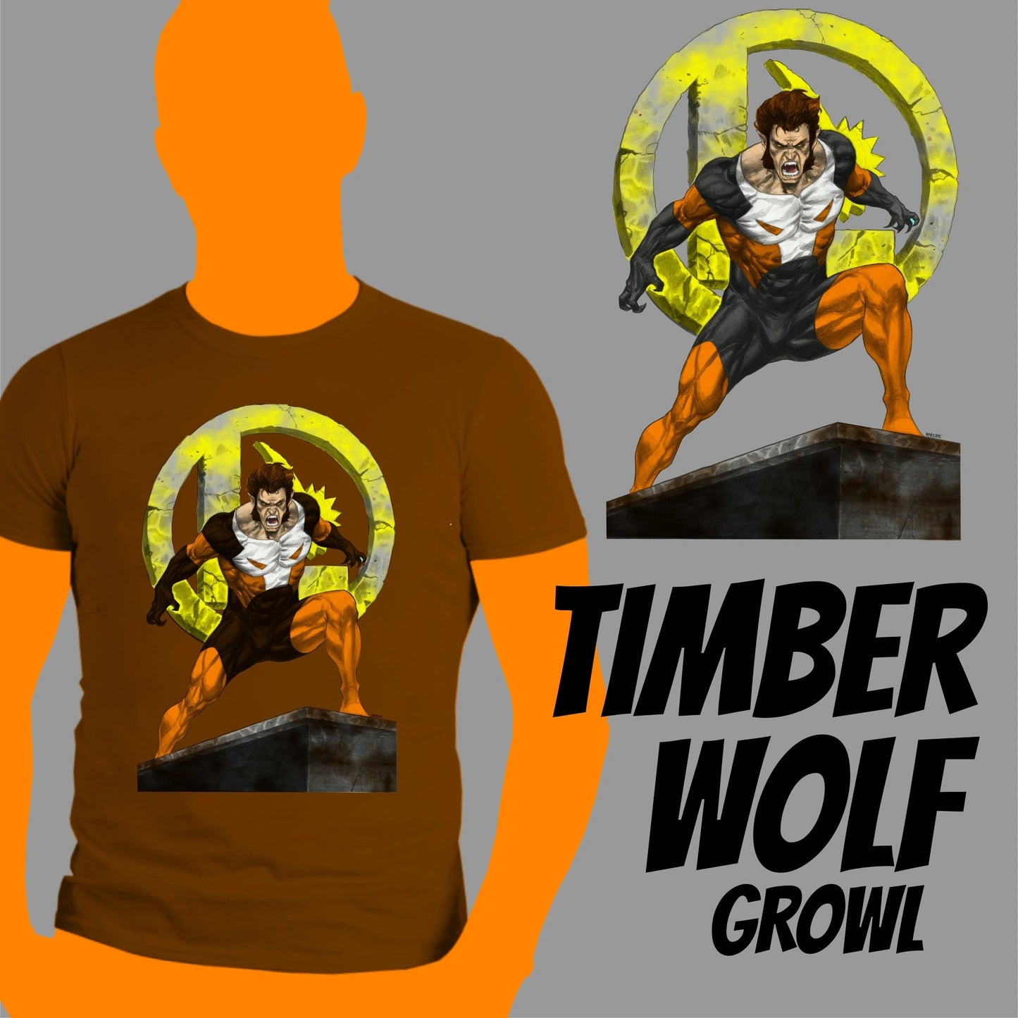 Timber Wolf Growl Shirt
